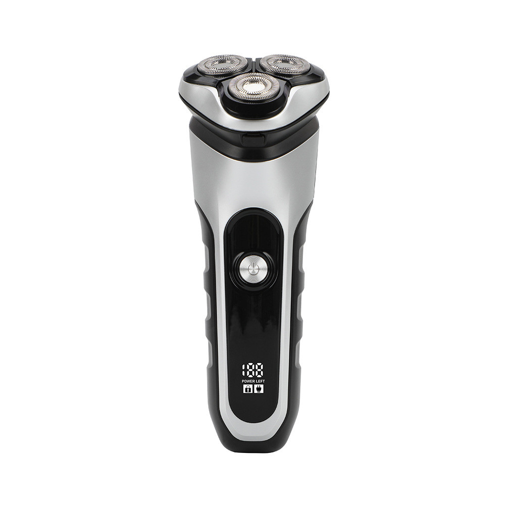 ใหม่ IPX7 กันน้ำมีดโกน Razor Intelligent Digital Digital Digital Electric Shave 3 ชิ้นลอยตัว