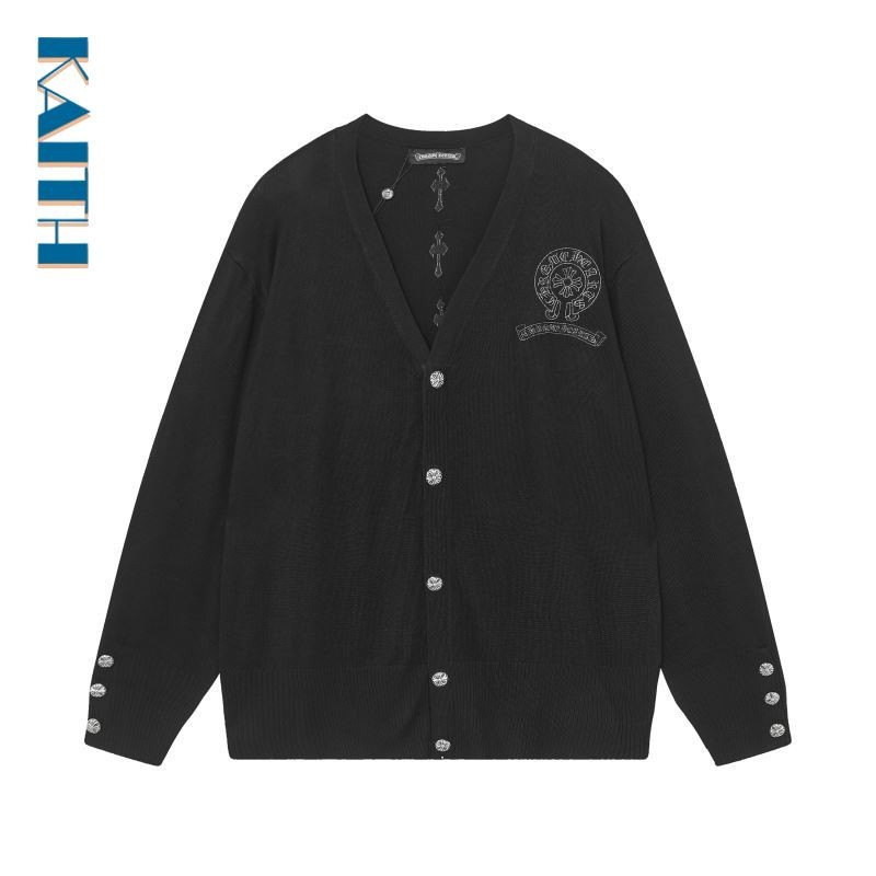 ♞,♘,♙#Z56 ยอดนิยมขนาดบวก สตรีทแวร์ แขนยาวคอวีคาร์ดิแกนขนาดใหญ่ถักดึงกว่าเกาหลีโมโนโครมข้ามเกือกม้าร