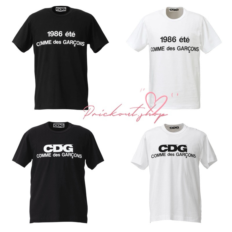 ♞,♘พร้อมส่งที่ไทยค่าาเสื้อยืด CDG COMME des GARCONS T-Shirt ของแท้จากญี่ปุ่น WHF