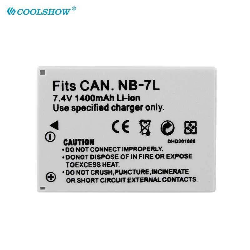 ❃ 1400Mah แบตเตอรี่กล้อง Nb-7L NB 7L สําหรับ Canon Powershot G10 G11 G12 Sx30 Sx30is Nb7l แบตเต ❃