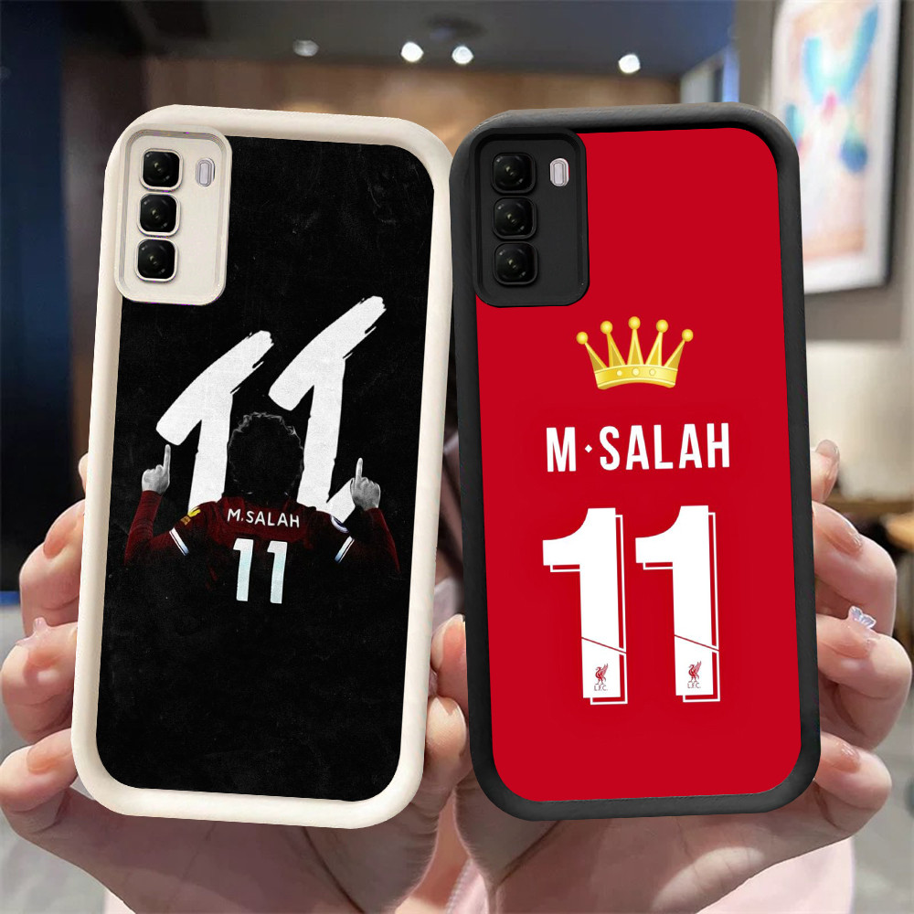 YA-27 Mohamed Salah ปลอกกันกระแทกสําหรับ Infinix HOT 50 Tecno POP Pova 5 8 9 Spark 20 ITEL P55 RS4 P