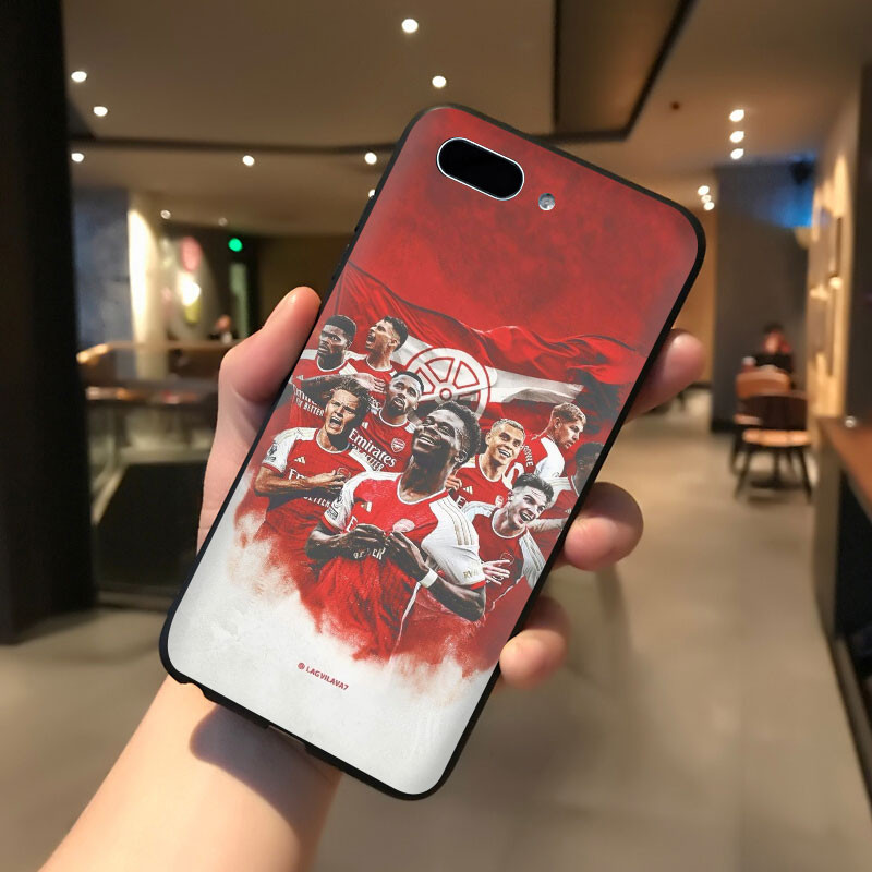 นุ่มเคสซิลิโคนสําหรับ OPPO A77 A77S A57 5G A74 A76 A78 A58 5G A91 F15 K9P7 Arsenal - รูปที่ 2