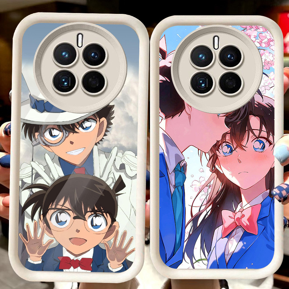 H23 Detective Conan ปลอกสีขาวสําหรับ Realme 12X Narzo 70 N65 12 Lite 13 Plus Pro 5G