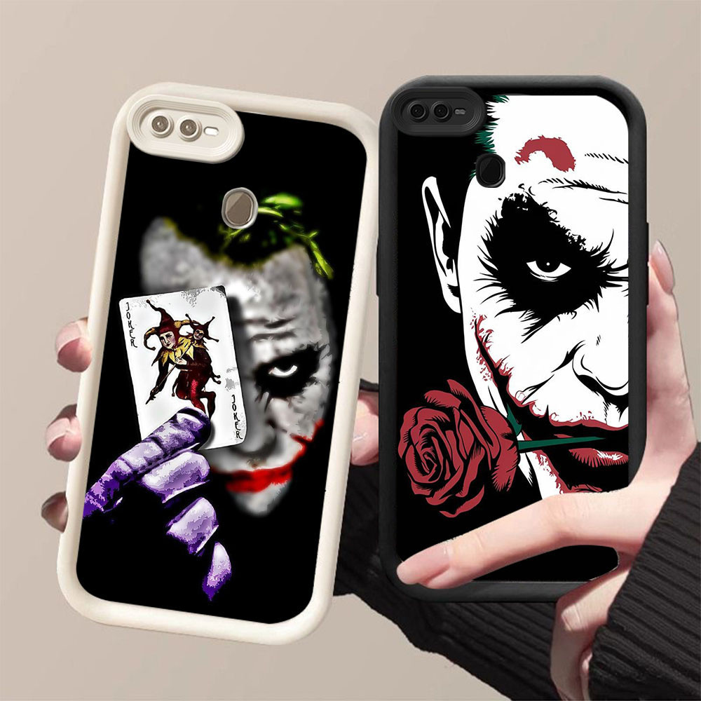 MK-34 Joke Soft Silicone สําหรับ Realme OPPO A7 F7 A12s A12 F9 A5S Realme 2 Pro