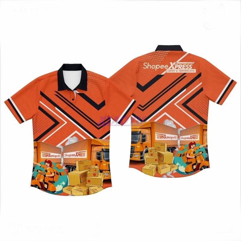Maximu PREMIUM JERSEY RETRO ANTI GERAH || Kurir PAKET SHOPEE SPX EXPRESS || คนขับผู้หญิง