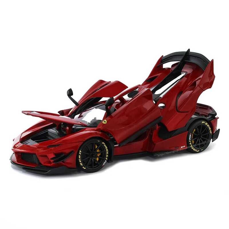 รถโมเดล ★ Bburago 1:18 FXXK EVO 296 Sf90 488 GTB Sp1 รถโลหะผสม โมเดลรถของเล่น ของสะสมของขวัญสำห