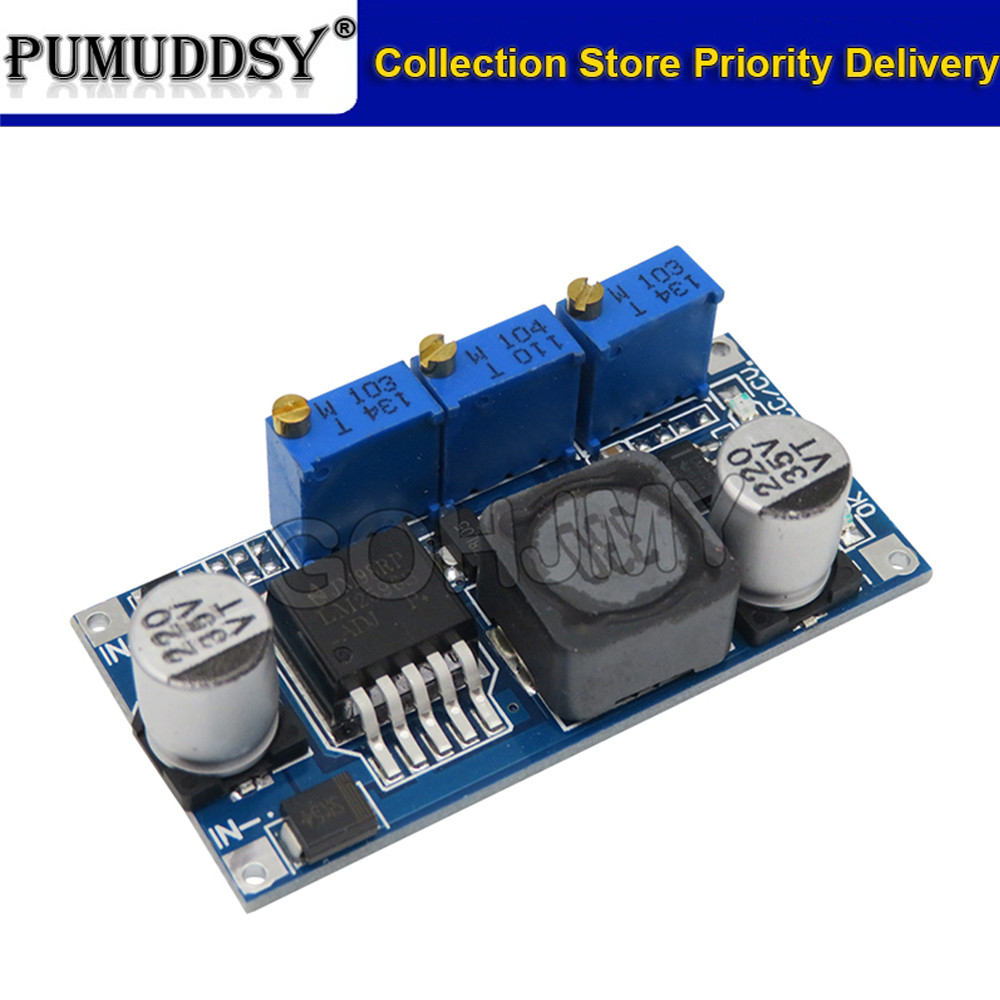 LM2596 LED Driver DC-DC Step-down ปรับ CC/CV โมดูลแหล่งจ่ายไฟแบตเตอรี่ Charger ปรับ LM2596S คงที่ Cu