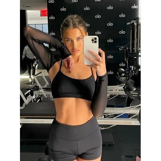 บราสปอร์ต Alo Sports Bra กันกระแทก บราฟิตเนสพร้อมแผ่นรอง thumbnail 3