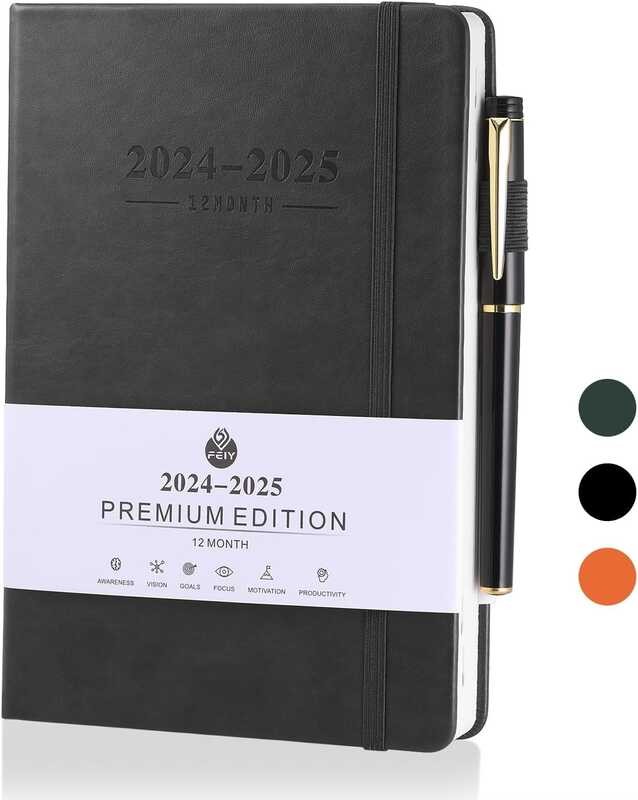 LY Academic Planner 2024-2025,กรกฎาคม2024-มิถุนายน2025 Planner A5,รายเดือนและรายสัปดาห์ Calender Pl