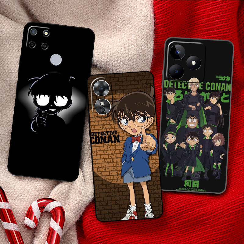 เคสโทรศัพท์สีดํานุ่มสําหรับRealme 3 5 5i 5s 6i 7 7i 8 8s 8i 9 9i 10 Pro Plus 12X 12 + 13 P1 30HK Con