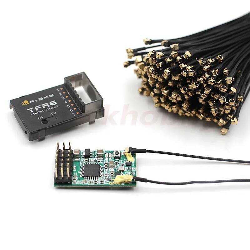 ▥ SPARKHOBBY 5/10/20 Pcsสีดำipx IPEX Ipex1 145Mm 2.4Gเสาอากาศสำหรับfrsky Tfr6a Grx8 V8fr X8r Tf