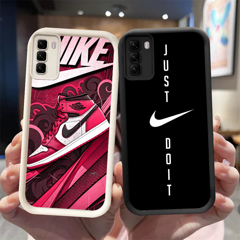 YA-30 Nike AIR เคสกันกระแทกสําหรับ Infinix HOT 50 Tecno POP Pova 5 8 9 Spark 20 ITEL P55 RS4 Pro Plu