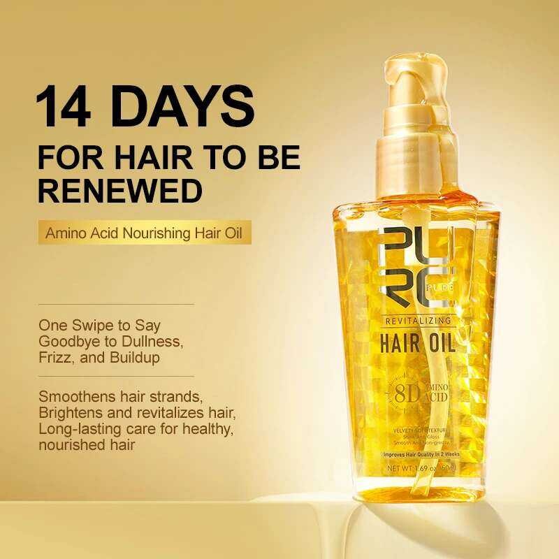▥ PURC Repair Mask & Argan Oil ชุดดูแลเส้นผมบํารุงซ่อมแซมเสียปรับปรุงแยก Hair Treatment ผลิตภัณ