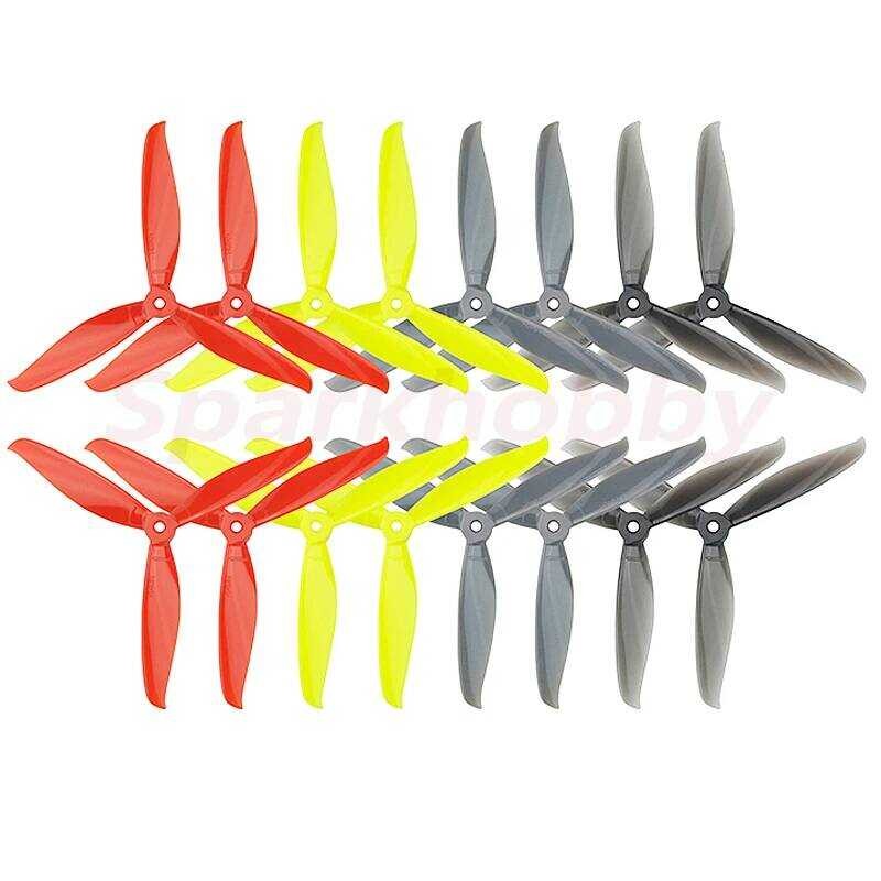 ▥ 2คู่ldarc 7040 7นิ้ว3-Blade CW Ccwใบพัดpc 5มม.178Mm Propเส้นผ่านศูนย์กลาง8.26มม.สำหรับrc FPV