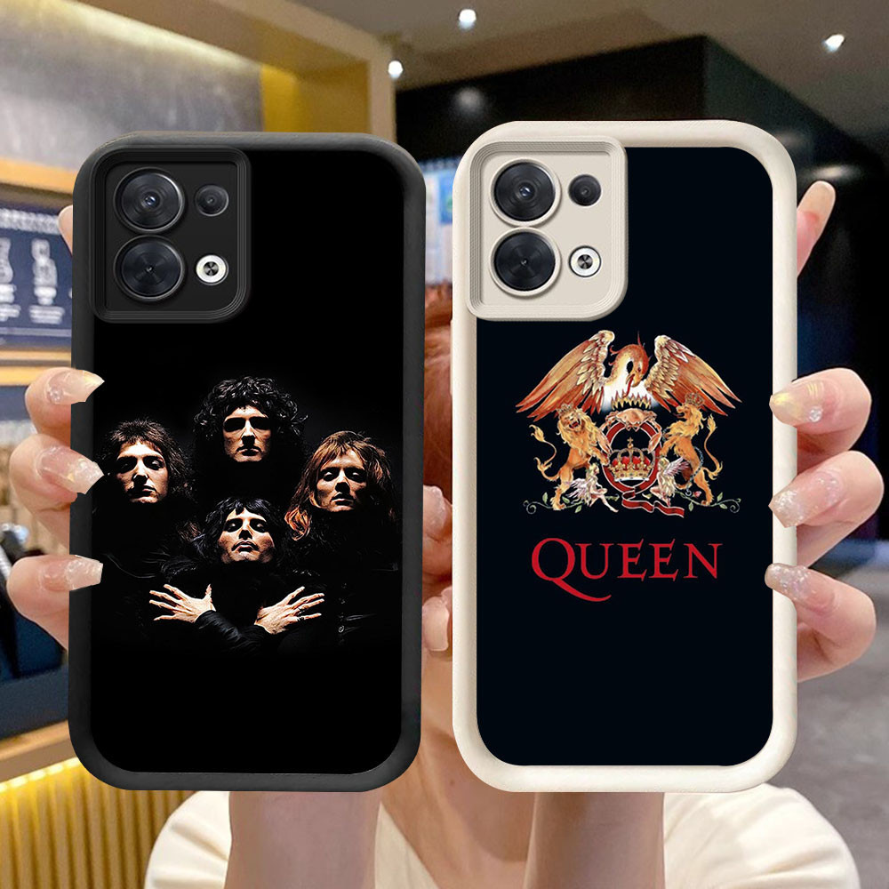 JK-14 Queen Rock Band ปลอกกันกระแทกสําหรับ OPPO F21 F21S Reno 7 7Z 8 8Z Lite Pro