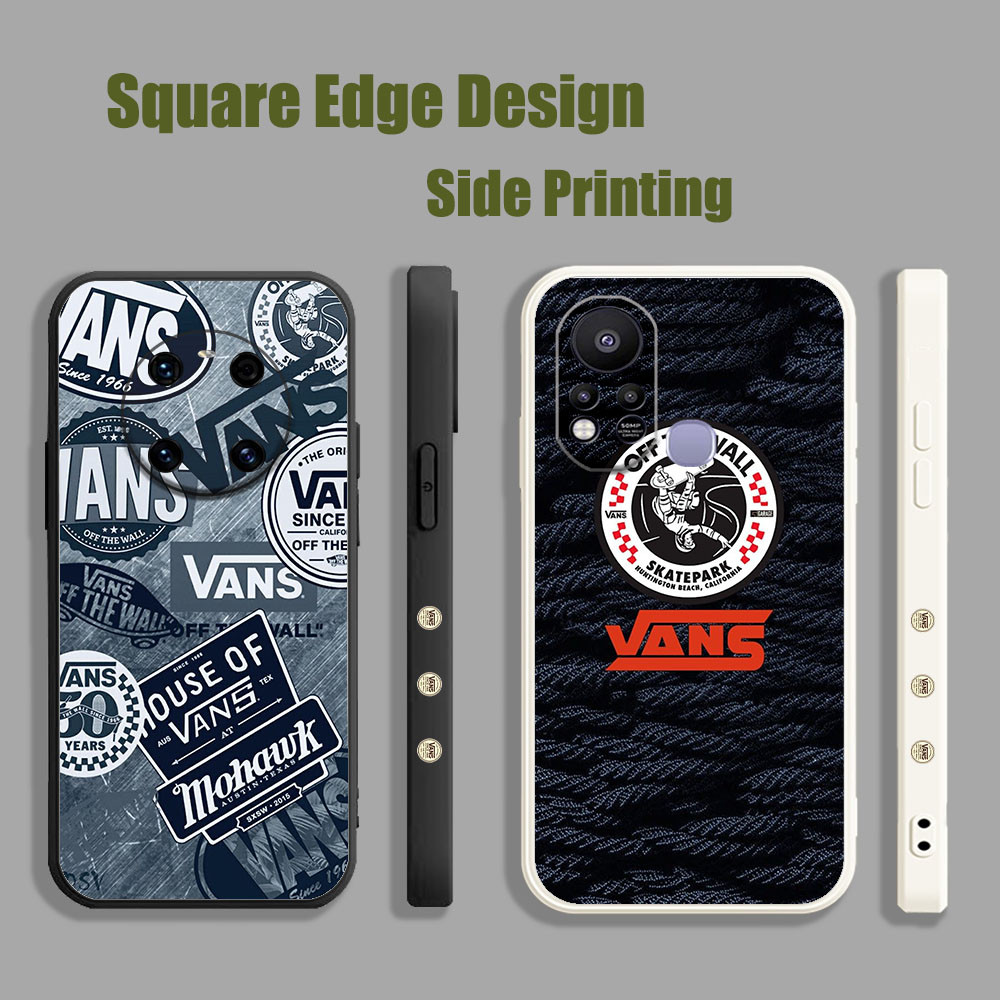 สําหรับRealme Narzo 30A C25Y C20 C3 C2 8 Pro 4G 8i C35LOGO Van Aesthetics XTF38 เคสโทรศัพท์สแควร์ขอบ