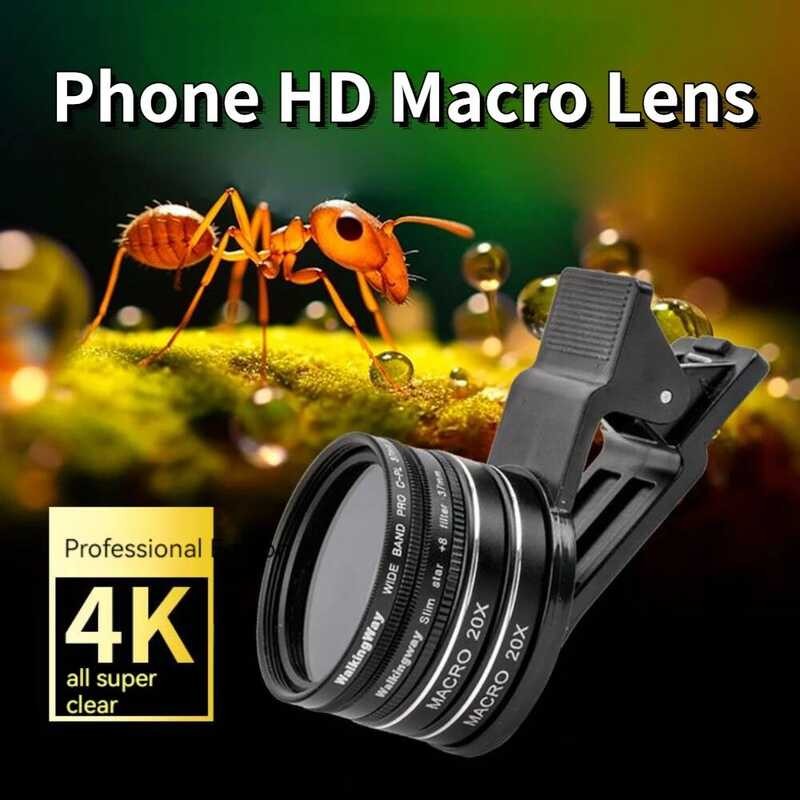 ❃ เดินทางโทรศัพท์มาโครเลนส์professional HD Roเลนส์โทรศัพท์ 4K 20X/40X 37 มม.การถ่ายภาพส ❃