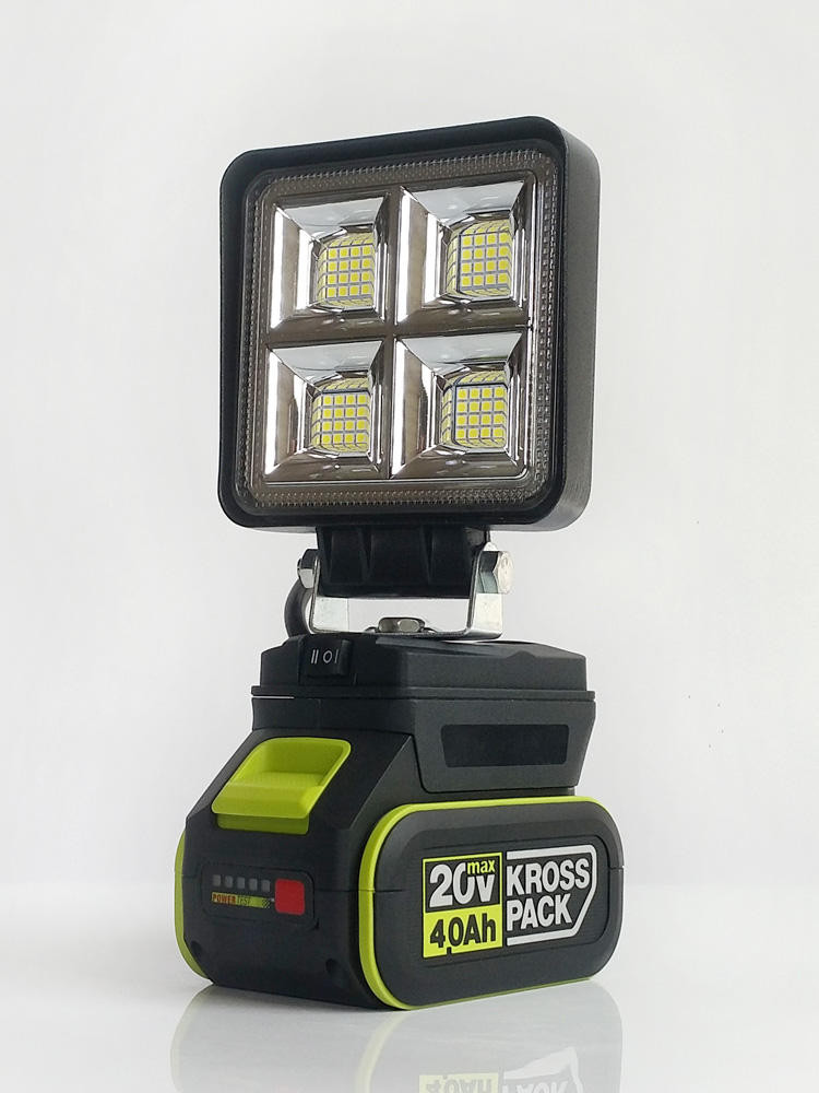 เหมาะสําหรับ WORX WORX ทํางานไฟฉุกเฉินกลางแจ้ง LED การบํารุงรักษาแสง Asticism Floodlight