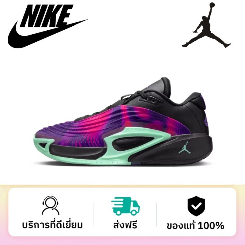 ♞(เคาน์เตอร์ของแท้)Nike Jordan Luka 3 "Midnight Racer" รองเท้าบาสเก็ตบอลกันลื่นกันกระแทก GFD