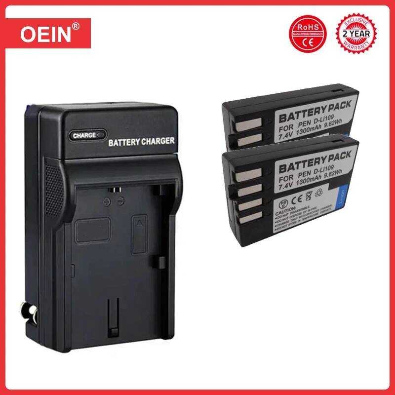 ❃ 1300Mah D-Li109 D Li109 Dli109 แบตเตอรี่ชาร์จสําหรับ Pentax K-70 K70 K-50 K50 K-30 K30 K-S1 K ❃