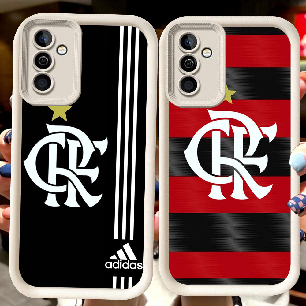 H44 CR Flamengo ปลอกสีขาวสําหรับ Samsung A53 A13 A26 A23 A52 A72 A73 A52S A33 A32 S20 S21 S24 FE M15