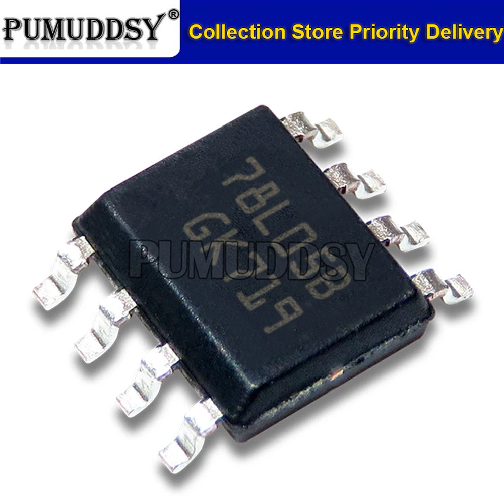 10pcs ใหม่ MC78L05ACDR2G 8L05A BL05A MC78L05ACD SOP-8 linear แรงดันไฟฟ้า IC