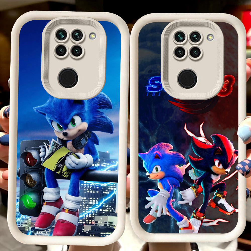 H27 เคส Super Sonic สีขาวสําหรับ Xiaomi Redmi Note 9 8 9S Pro Max