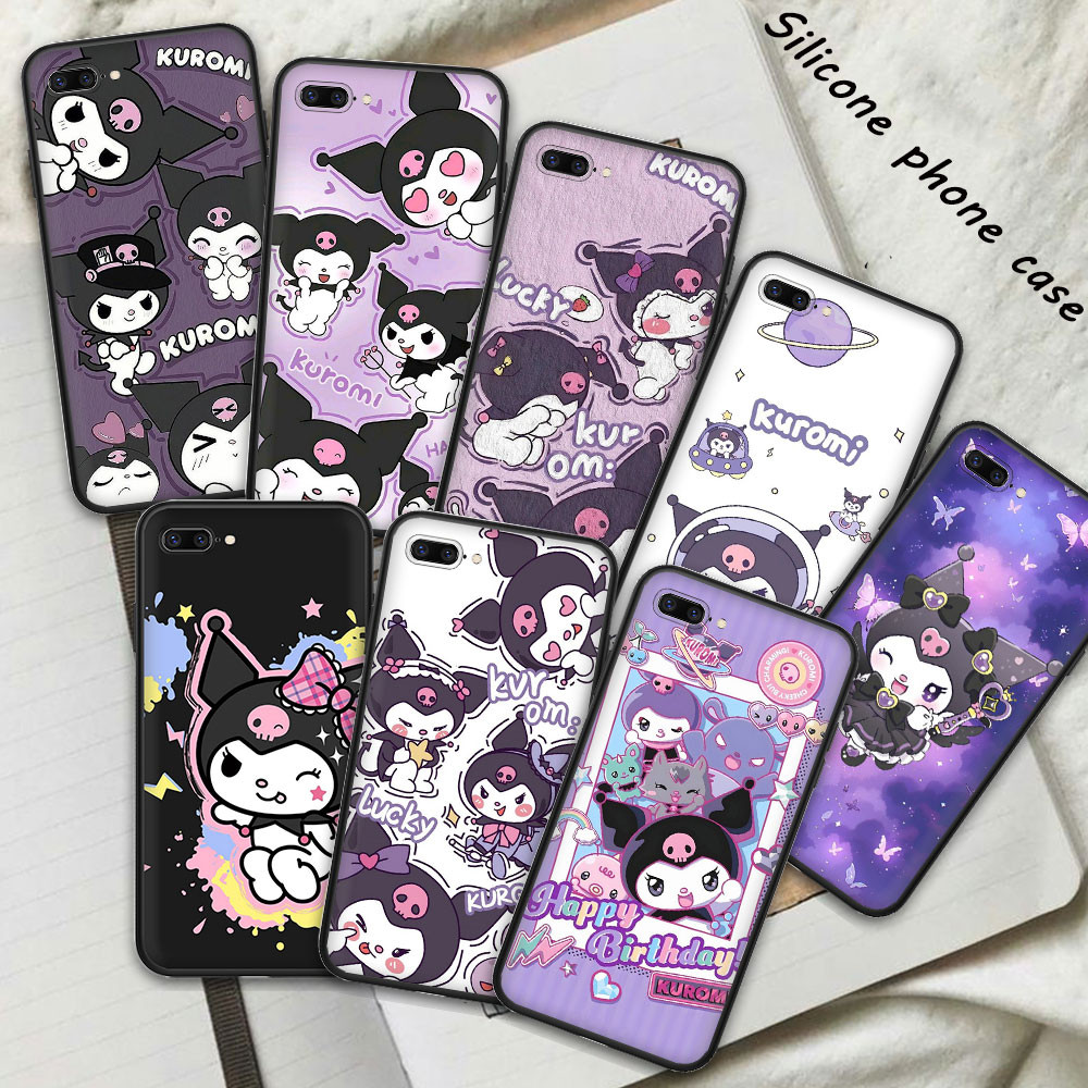 ป้องกัน OPPO F5 F7 F9 F9Pro F11 F11Pro F19 F19S F19Pro A7X A9x A73 A94 4G 9R66 Kuromi ซิลิโคนนุ่มเคส