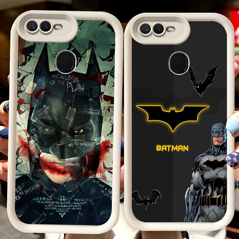 H93 Dark Knight ปลอกสีขาวสําหรับ OPPO F9 A12s A5S A1K A5 A3S A12E A7 A12 F7 F5 Pro