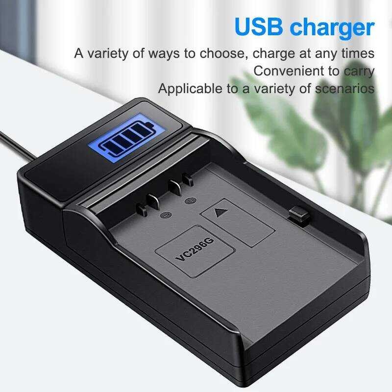 ▥ HQIX สําหรับ JVC Gy-Hc500 Gy-Hc550 กล้อง Bn-Vc296g เครื่องชาร์จแบตเตอรี่