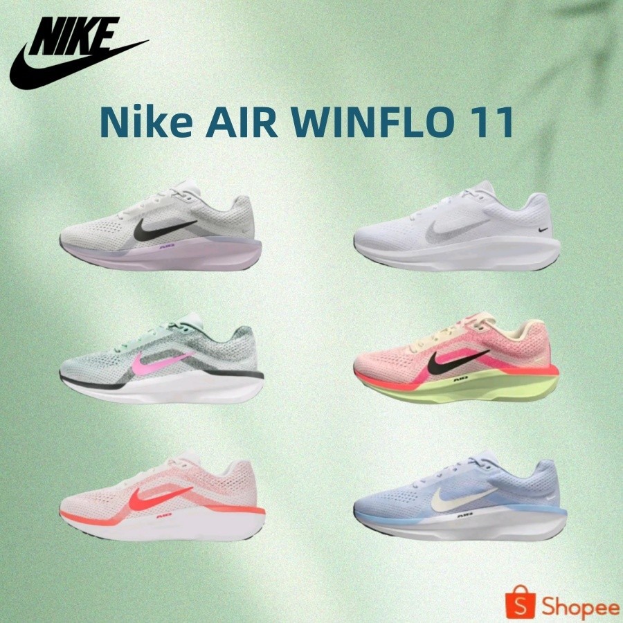 ♞Nike AIR WINFLO 11 รองเท้าผ้าใบ FJ9510-007/FJ9510-104/FJ9510-105/FJ9510-300/HQ3467-190/IB7326-100