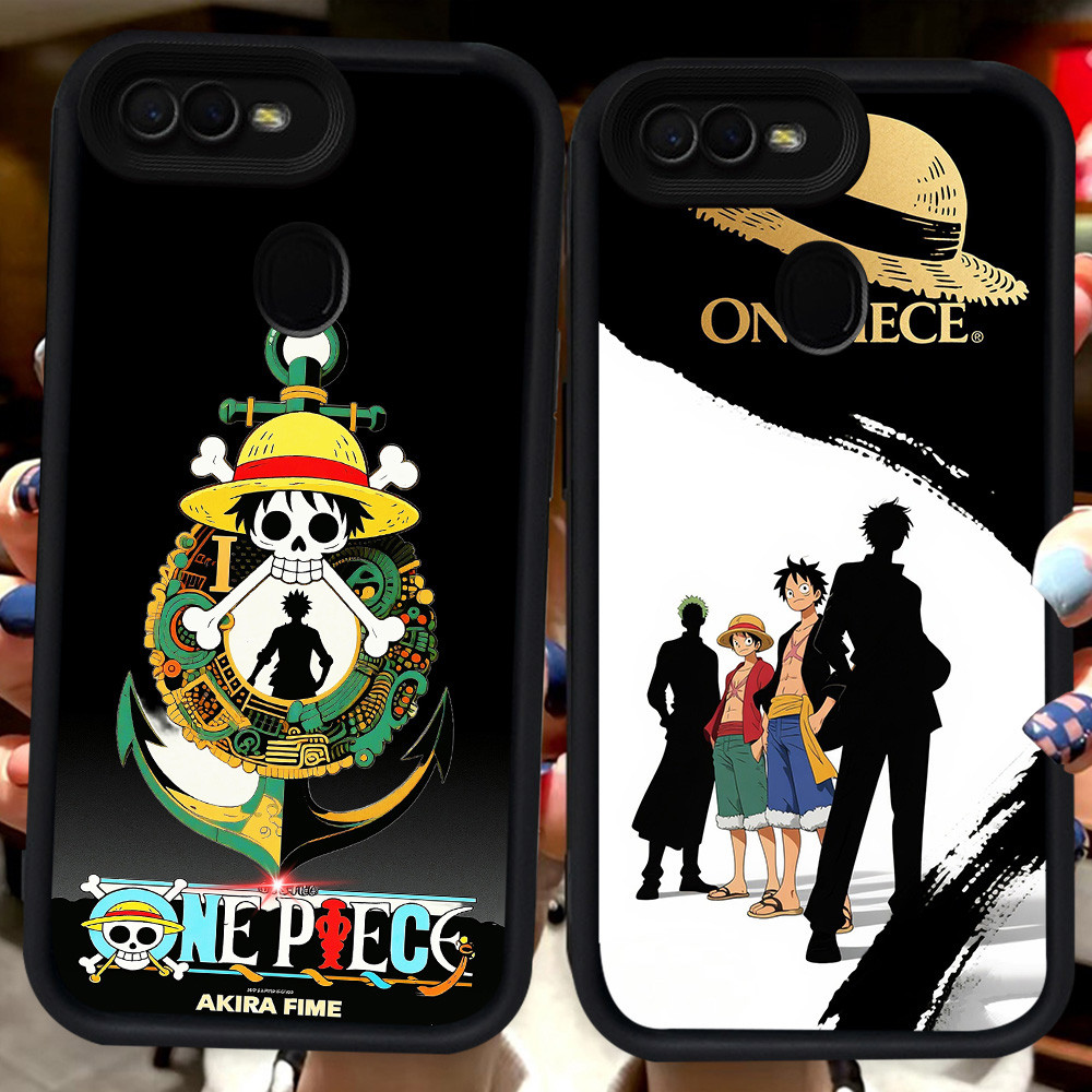 ปลอกสีดําสําหรับ OPPO A5 F9 F7 A1K A3S A7 A12E A12 F5 A12s A5S Pro H72 One Piece Family