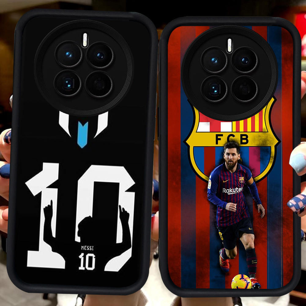 ปลอกสีดําสําหรับRealme Narzo N65 13 12 Lite Pro 12X 70 Plus 5G H108 Lionel Messi 10