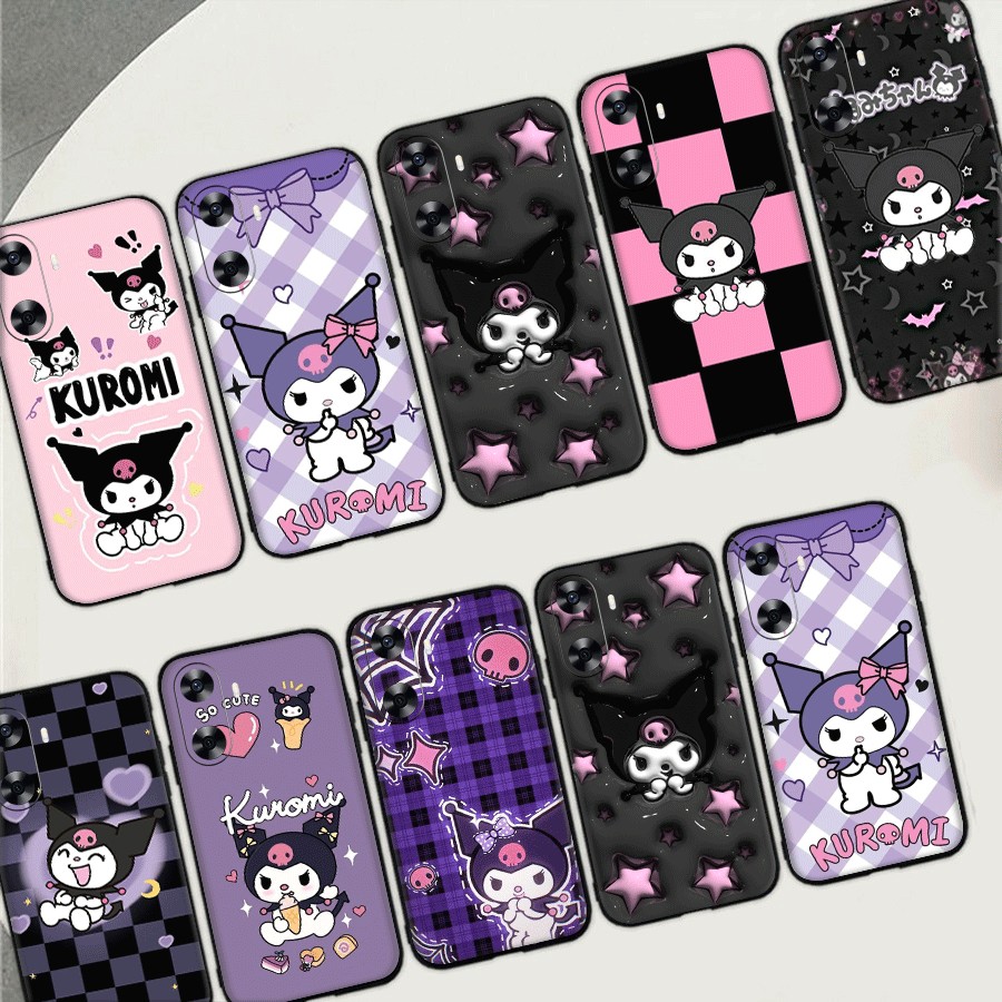 L5F Kuromi น่ารักการ์ตูนสําหรับ Huawei Y9A Y5 Y6s Y6 Pro Y7 Y9 Prime TPU ซิลิโคนอ่อนนุ่มกันกระแทกหรู