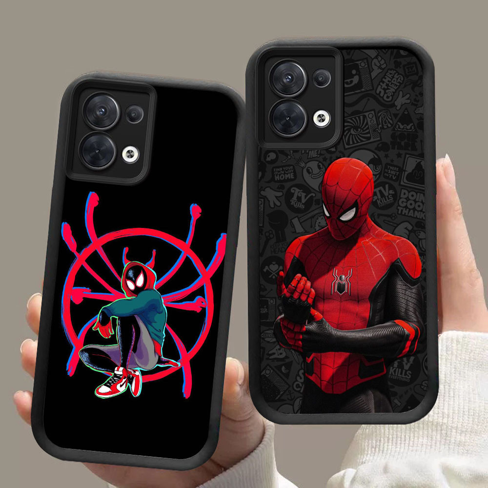 MK-32 Spider-Man ซิลิโคนอ่อนนุ่มสําหรับ OPPO F21 F21S Reno 7 7Z 8 8Z Lite Pro