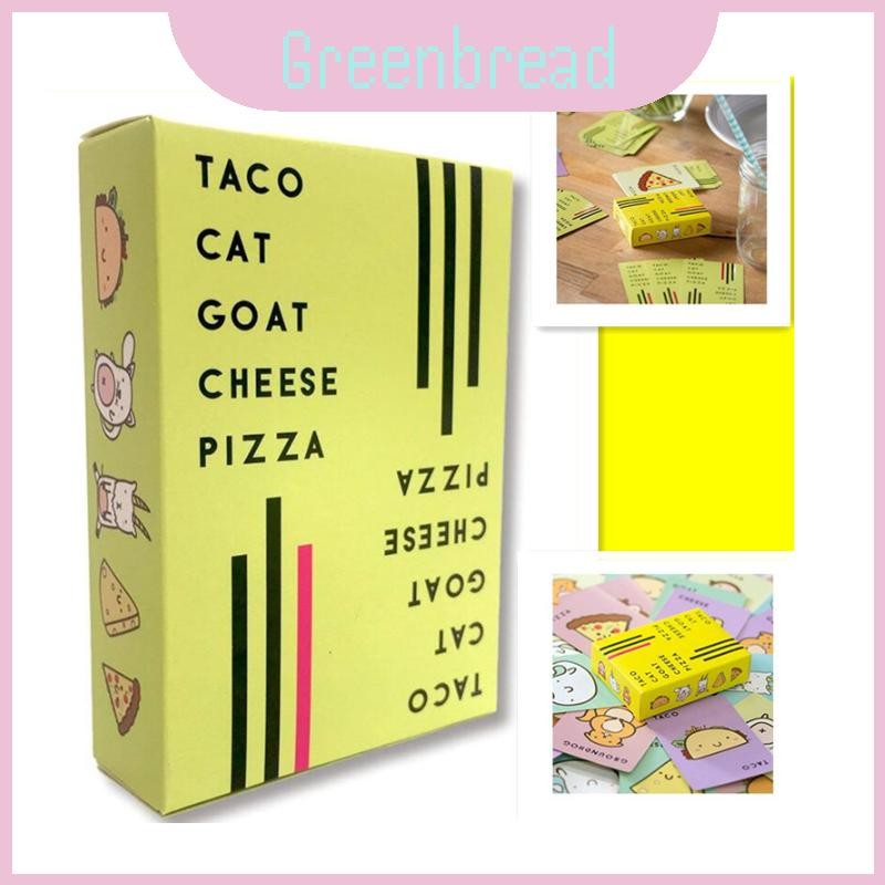 Taco Cat Goat Cheese Pizza การ์ดเกมสําหรับครอบครัวเกมปาร์ตี้สนุกสําหรับเด็กและผู้ใหญ่