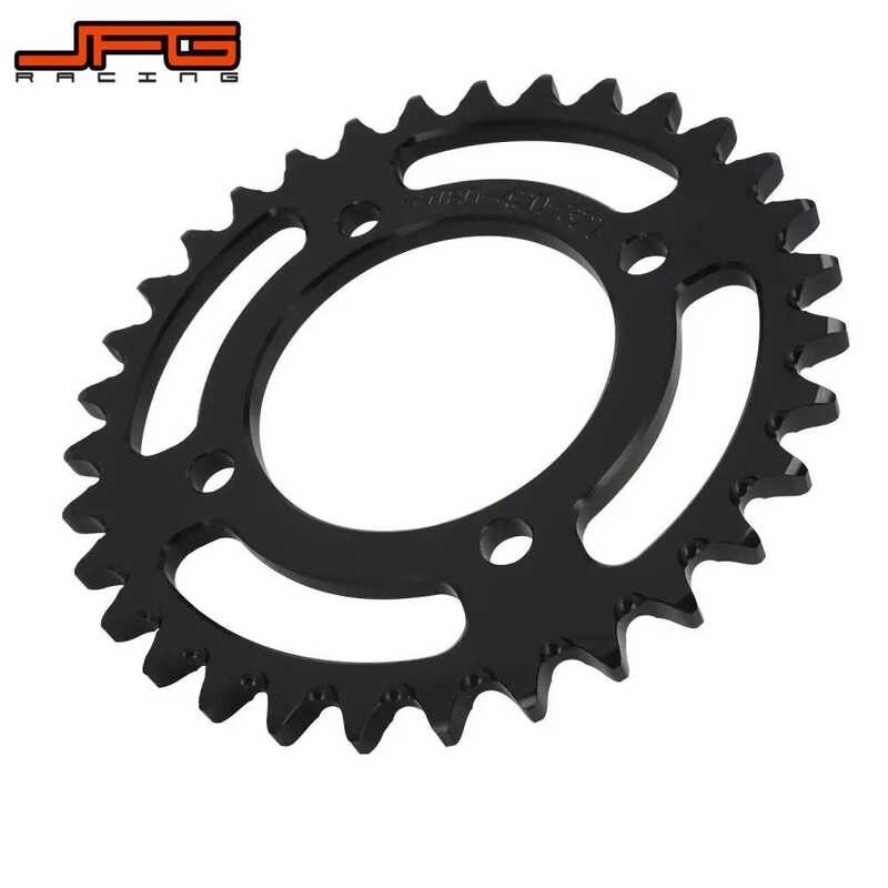 ▥ รถจักรยานยนต์32t 7075อลูมิเนียมการบินด้านหลังสำหรับ Yamaha Pw80 PW 80 Dirt Bike