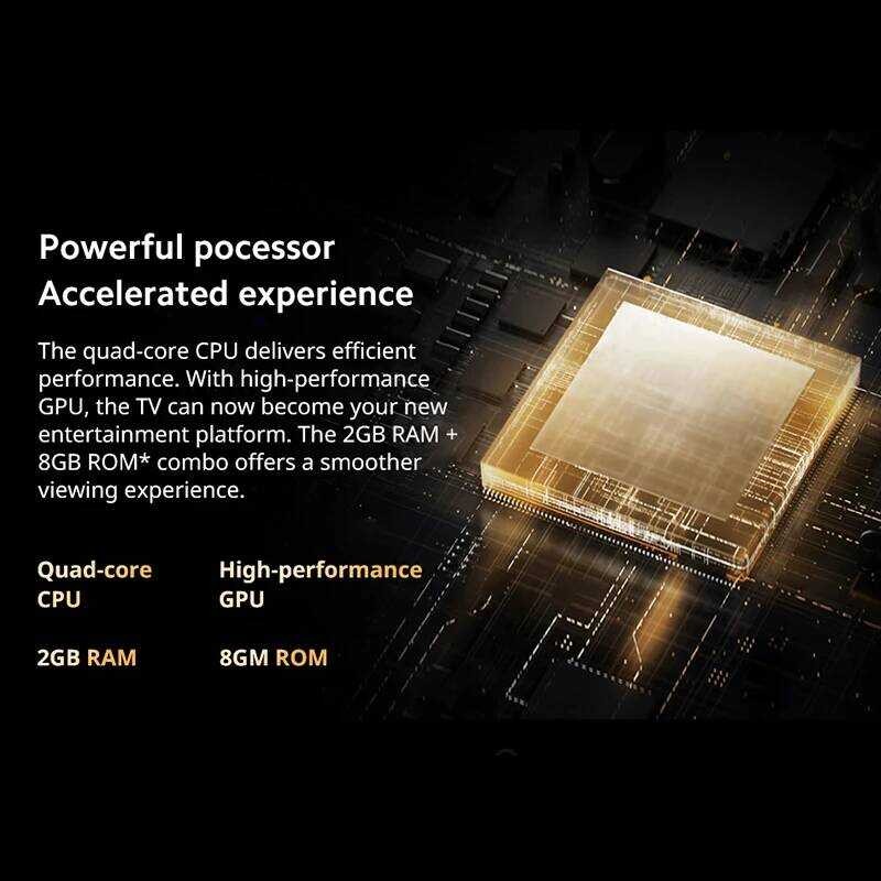 กลอบลิกอล ★ Xiaomi S รุ่นที่ 2 4K Android TV Ultra HD 2G 8G WIFI Google Cast Netflix เครื่องรับ