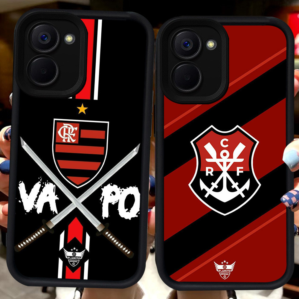 เคสสีดําสําหรับ VIVO Y18 Y28 Y03t Y03 Y27 Y36 Y28s Y18i Y17S Y27s H79 Flamengo Club