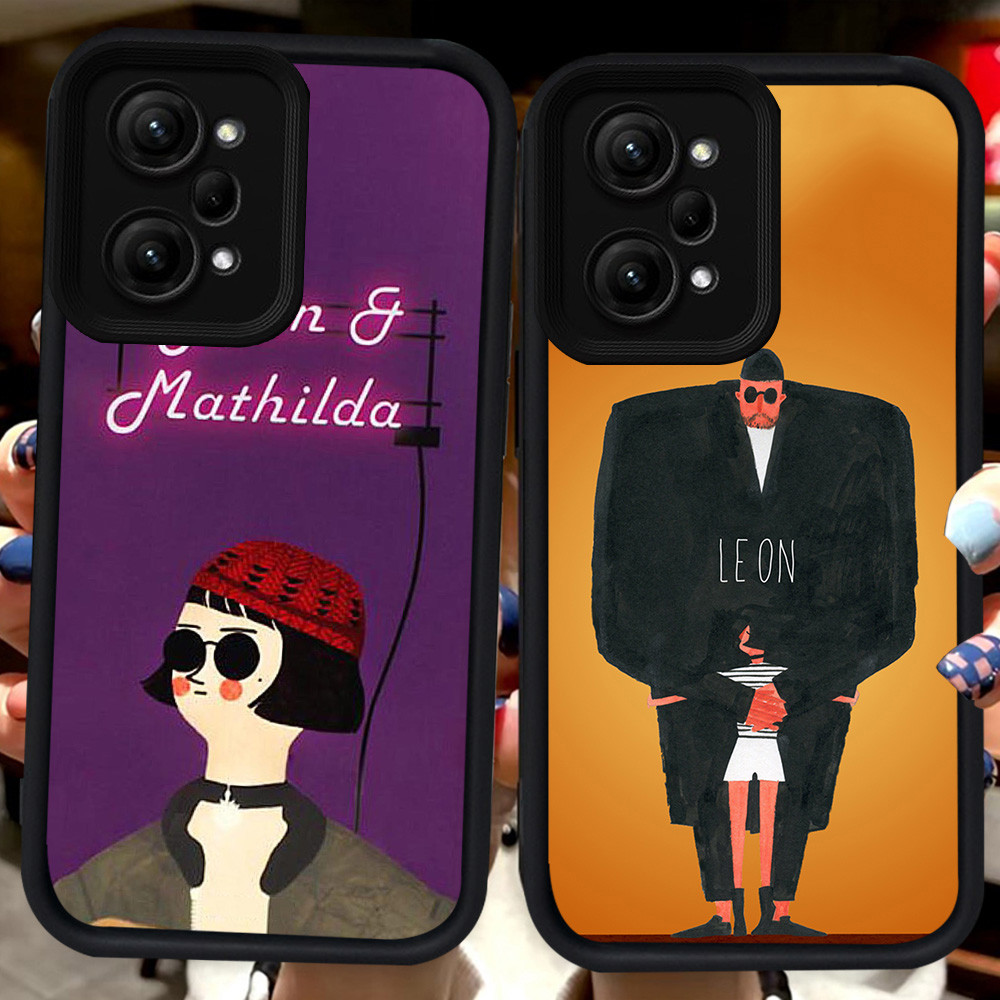 ปลอกสีดําสําหรับ Xiaomi Redmi POCO X5 หมายเหตุ 14 14T F5 12 F6 Pro 5G H117 Professional Leon