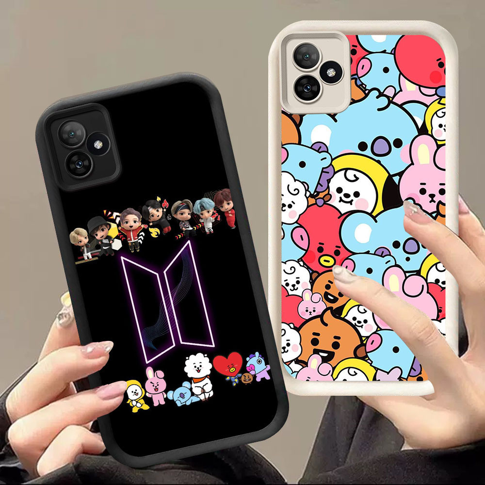 YB-5 BTS ปลอกกันกระแทกสําหรับRealme C53 C63 C61 C51 GT SE NEO6 6 หมายเหตุ 50 60 Narzo N61 N53