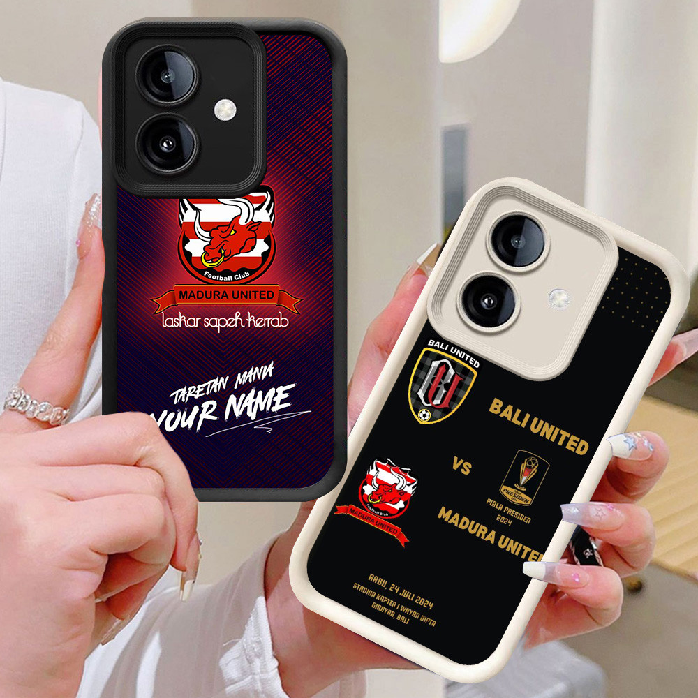 BI87 Madura United FC Casing สําหรับ Xiaomi Redmi Poco C65 A2 K60 13C A1 Ultra White Black