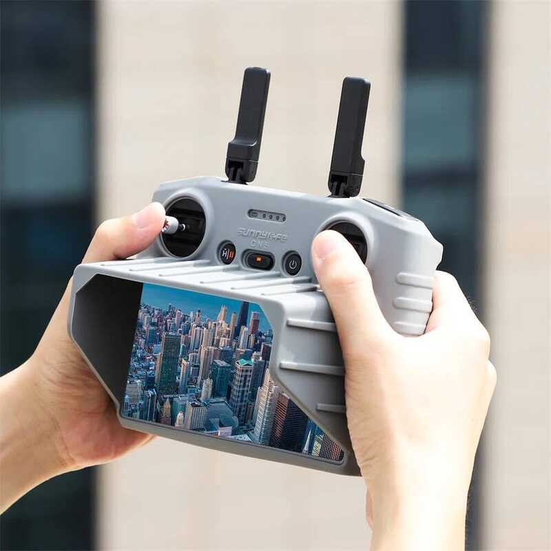 ▥ Controller ป้องกันซิลิโคนกรณี Sun Hood Sunshade อุปกรณ์เสริมสําหรับ Flip/Air 3 S/Mini 4Pro DJ