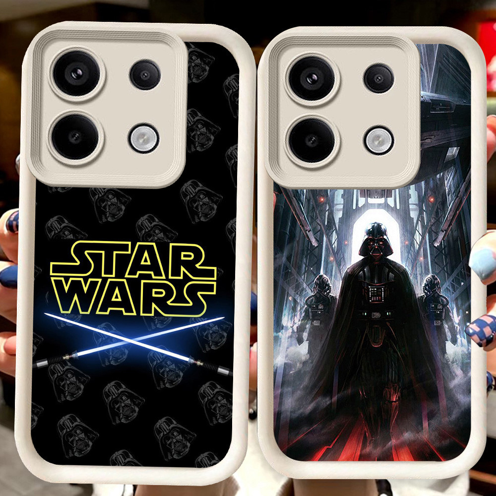 H4 Star War ปลอกสีขาวสําหรับ Xiaomi Redmi 13C POCO M6 13T X6 Neo หมายเหตุ 13 Pro 1Plus 5G