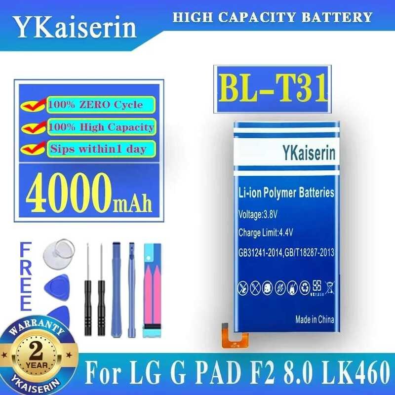 Long-Lasting Performance BL-T31 For LG G Pad F2 8.0 LK460 4000mAh Tablet Battery