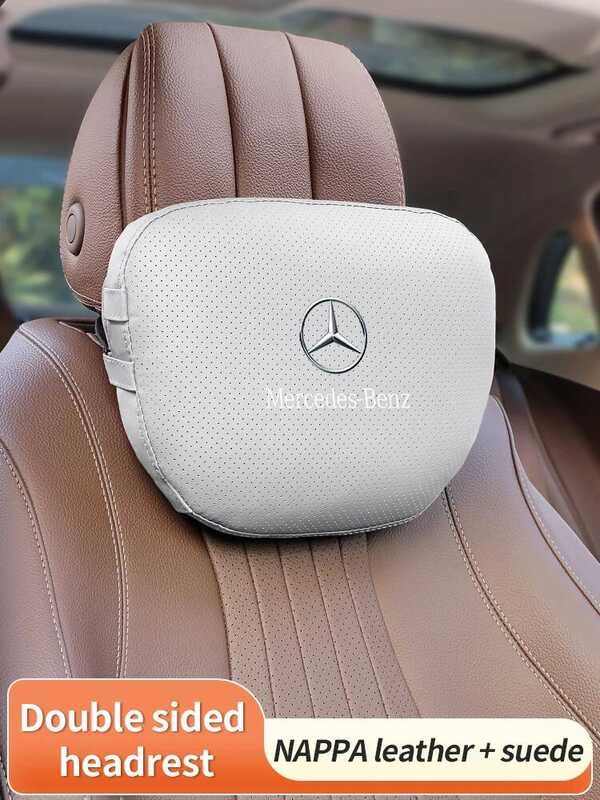 ▥ สําหรับ Mercedes-Benz A B C E S V R-Class A45 C43 CLA GLA GLB GLC GLE SLK รถ Headrest คอสนับส