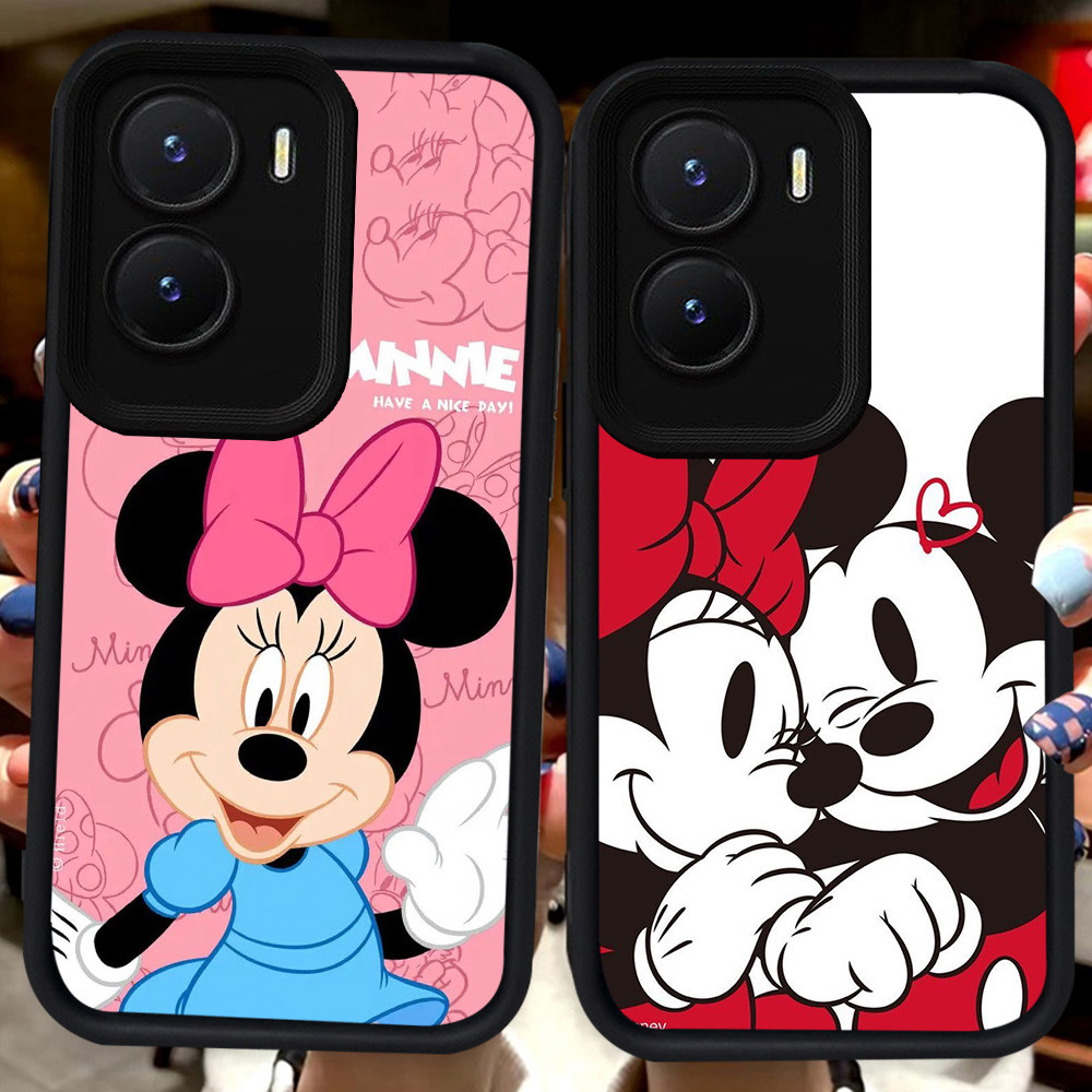 ปลอกสีดําสําหรับ VIVO Y15a Y75 Y55 Y35 Y56 iQOO 13 Z10 T4 Z9X Z9 Y22s Y16 Y15s Y22 Y01 5G Y01A H107 