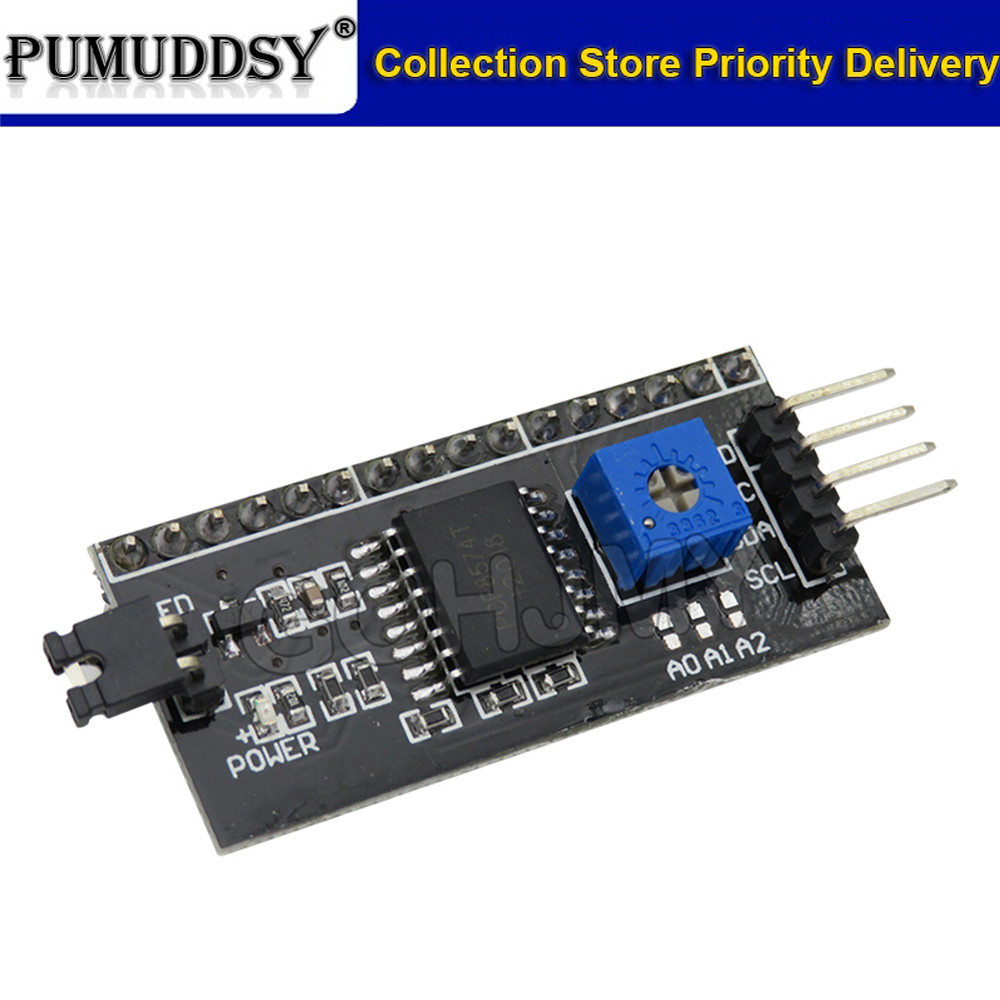 5pcs 1602 2004 LCD อะแดปเตอร์แผ่น IIC,I2C / อินเทอร์เฟซ lcd1602 I2C อะแดปเตอร์ LCD ขายร้อน