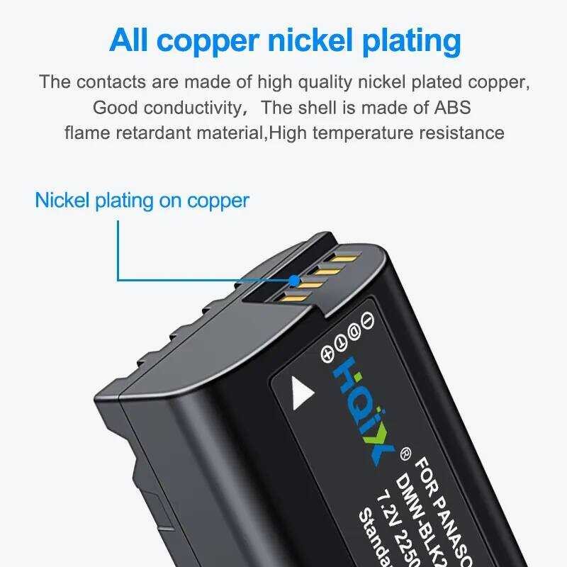 ❃ Hqix  สำหรับ Panasoinc Gh6 Gh7 Dc-S5 Gh5ii LUMIX G9 S5 Ix. S5ทั้ง S5m2x และ Dmw-Blk22กล้องชาร์    