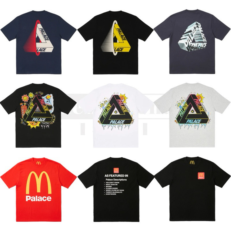 ♞,♘,♙,,เสื้อยืด Palace Skateboards ของแท้ พร้อมส่ง iu WHF